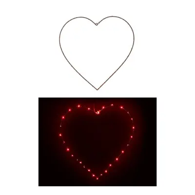 Dörrdekoration LED-Hjärta
