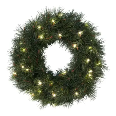 Dörrkrans Grön med LED