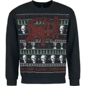 Death Christmas Jumper - Holiday Sweater - Scream Bloody Christmas - S XXL - för Herr - svart