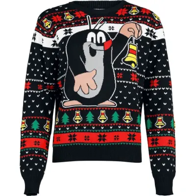 Den lilla mullvaden - Anime Christmas jumper - Der kleine Maulwurf - Glöckchen - S XXL - för Dam - flerfärgad