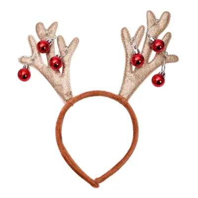 Diadem Rudolph med Bjällror - One size