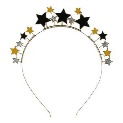 Diadem Stjärnor i Metall - One size