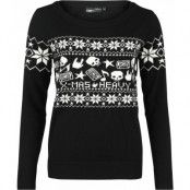 EMP Special Collection Christmas jumper - EMP XMAS Special Collection - Stickad tröja - S XXL - för Dam - svart