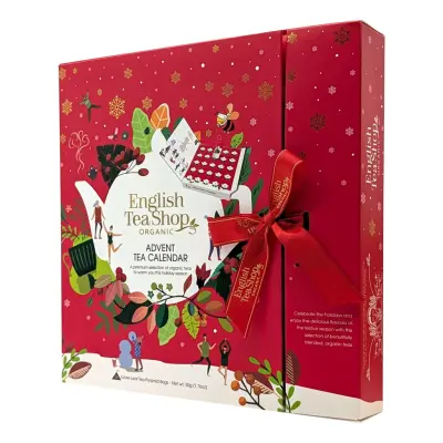 English Tea Shop Bok Santa EKO Adventskalender - 50 gram
