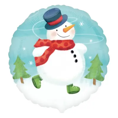 Folieballong Festlig Snögubbe