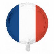 Folieballong, flagga Frankrike 46 cm