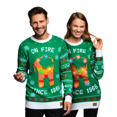 Gävlebocken LED Jultröja - Medium