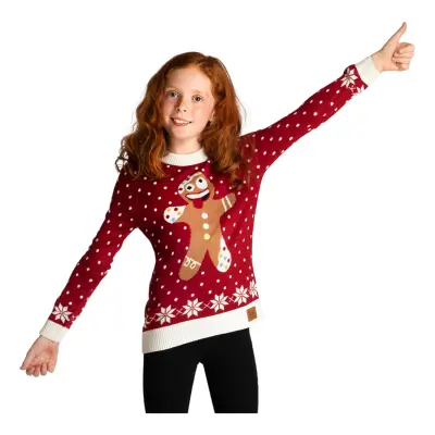 Galen Pepparkaka Jultröja för Barn - Medium