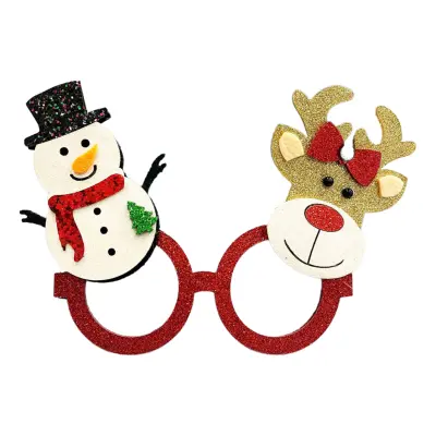 Glasögon Snögubbe och Ren - One size