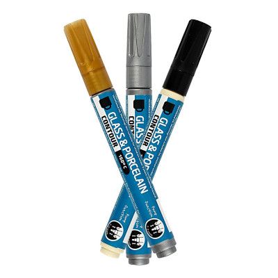 Glas- och Porslinspenna - Guld