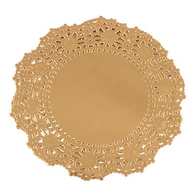 Glasunderlägg Guld - 8-pack