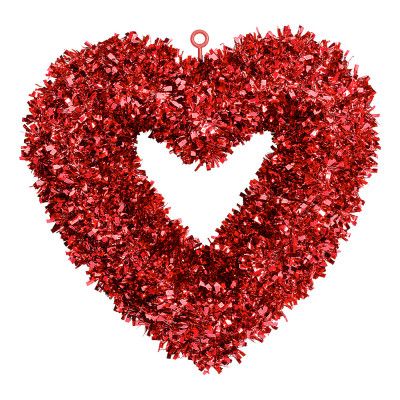 Glitterhjärta Dörrdekoration