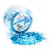 GlitzyGurl Plastfritt Glitter - Aqua Blue