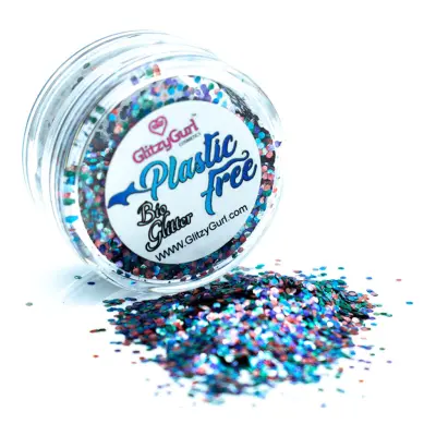 GlitzyGurl Plastfritt Glitter - Arctic Aurora