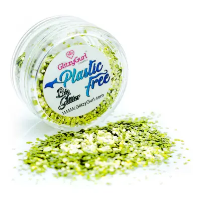 GlitzyGurl Plastfritt Glitter - Gold