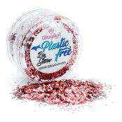 GlitzyGurl Plastfritt Glitter - Red Cherry