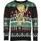 Guardians Of The Galaxy - Marvel Christmas jumper - Groot - Grootings - S XXL - för Herr - flerfärgad