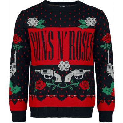 Guns N' Roses Christmas jumper - Holiday Sweater - L 5XL - för Herr - flerfärgad
