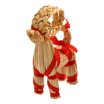 Halmbock Svart/Natur/Röd - Natur