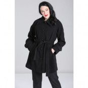 Hell Bunny - Gothic Rockar - Juliette Coat - XS M - för Dam - svart