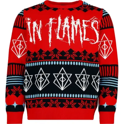 In Flames Christmas jumper - Holiday Sweater - S 5XL - för Herr - flerfärgad
