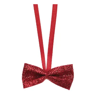 Inslagningsrosett Röd/Glitter