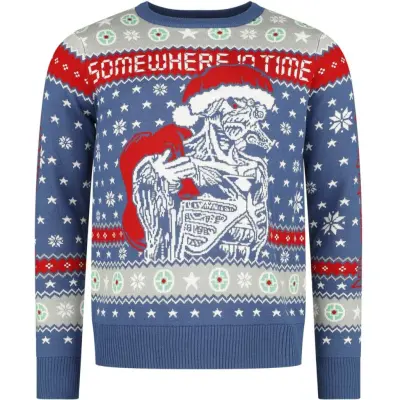 Iron Maiden Christmas jumper - Holiday Sweater - S XXL - för Herr - flerfärgad
