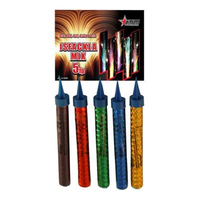 Isfacklor Färgade - 5-pack