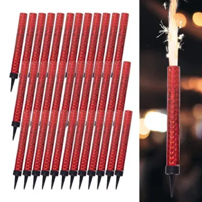 Isfacklor Röd - 36-pack