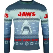 Jaws Christmas jumper - Jaws - Da Dum Da Dum - S XXL - för Herr - flerfärgad