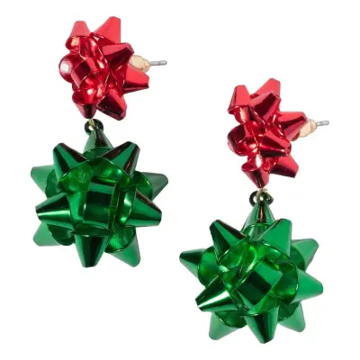 Örhängen Presentrosett Jul