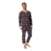 Juldröm Blå Julpyjamas Herr - XX-Large