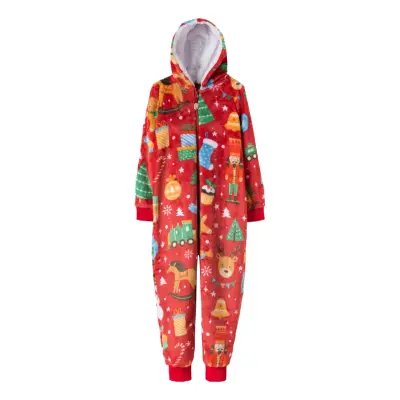 Juldröm Röd Onesie för Barn - 10-12 år (146/152)