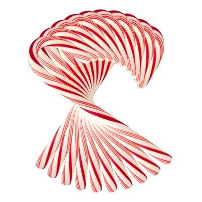 Julkäppar Polkagris - 10-pack