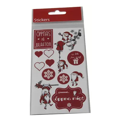 Julstickers Öppnas