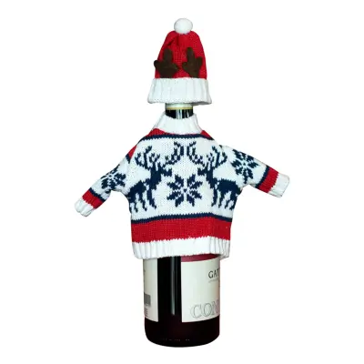 Jultröja för Vinflaska - Ren