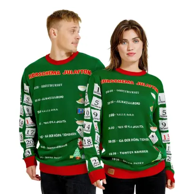 Jultröja Körschema Julafton - XXX-Large