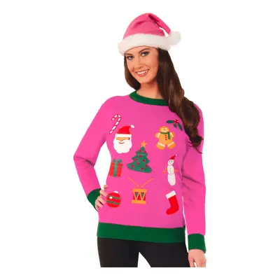 Jultröja Rosa - Medium