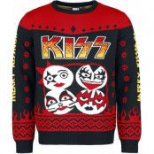 Kiss Christmas jumper - Holiday Sweater 2024 - S 5XL - för Herr - flerfärgad