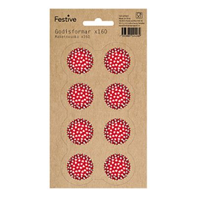 Knäckformar Röda - 160-pack