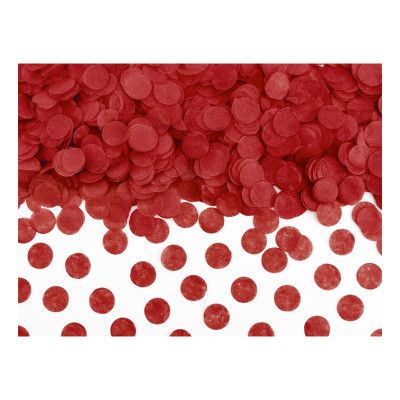 Konfetti Runda Röda