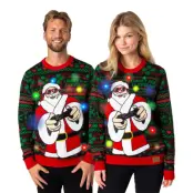 Level Up LED Jultröja - Medium