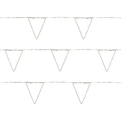 Ljusslinga Vimplar Metall