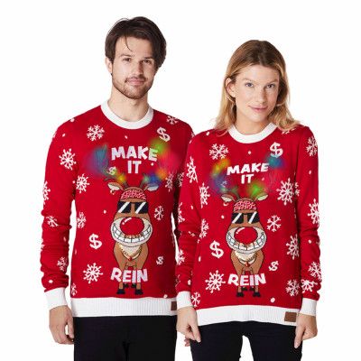 Make It Rein LED Jultröja - Small