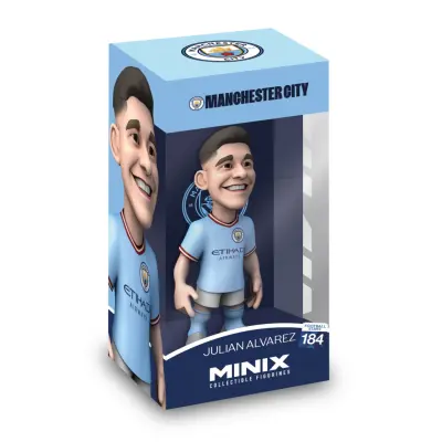 Minix Julian Alvarez Manchester City Fotball Stars 184 - Minix -  Leksaksaffären