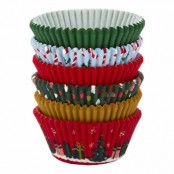 Muffinsformar Julmix - 150-pack