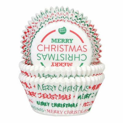 Muffinsformar Merry Christmas - 50-pack