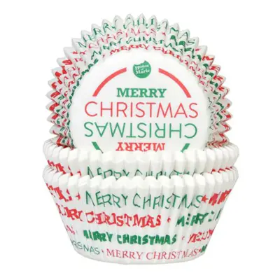 Muffinsformar Merry Christmas - 50-pack