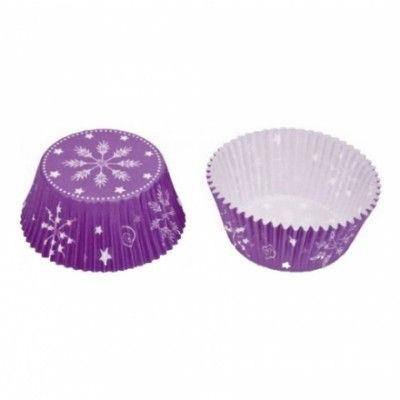 Muffinsformar Snöflingor Lila