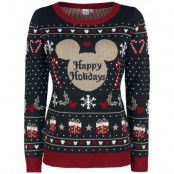 Musse & Mimmi Pigg - Disney Christmas jumper - Happy Holidays - L XXL - för Dam - flerfärgad